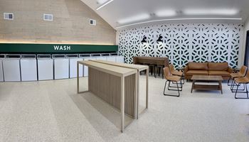 On-site laundry facility, open 24/7